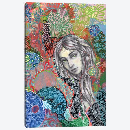 Girl III Canvas Print #IBZ19} by Noemi Ibarz Canvas Wall Art