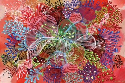 Flower by Noemi Ibarz acrylic art print