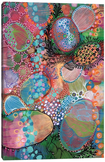 Jellyfish IV Canvas Art Print - Noemi Ibarz