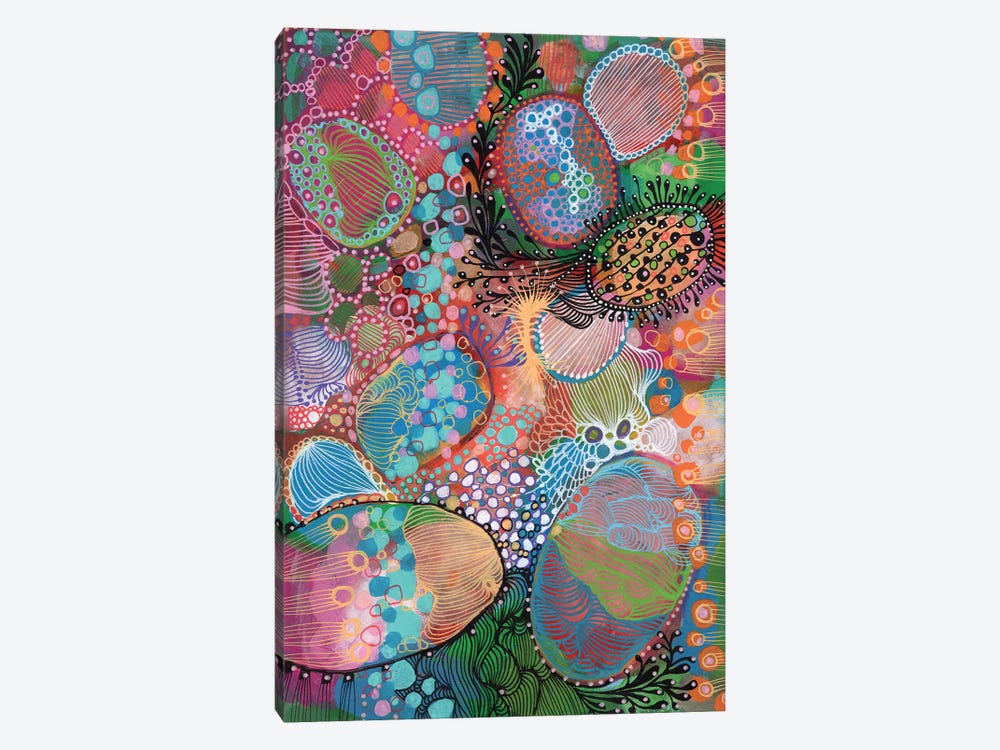 Jellyfish IV by Noemi Ibarz 1-piece Canvas Print