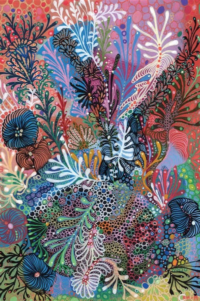 Intuitive Abstracts: Seabed VI by Noemi Ibarz