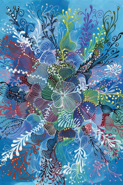 Lotus by Noemi Ibarz acrylic art print