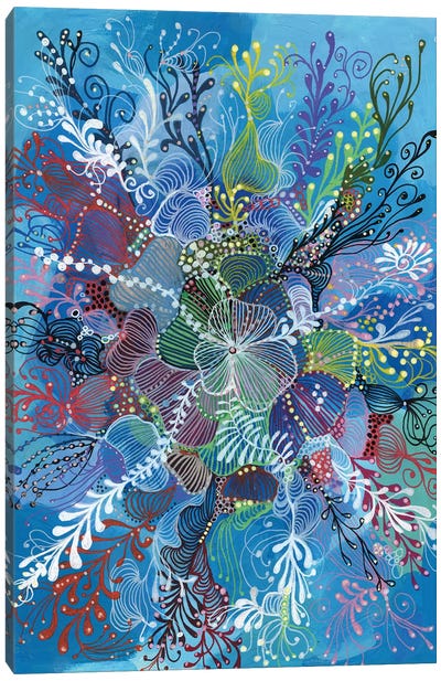 Lotus Canvas Art Print - Noemi Ibarz