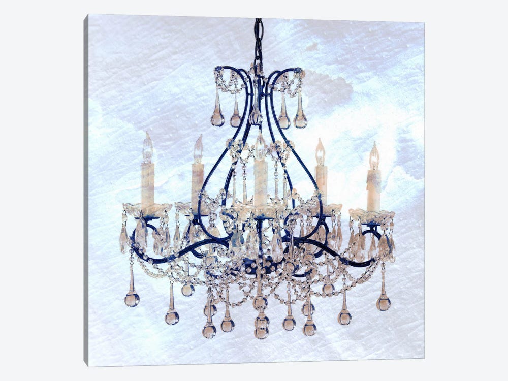Frosted Chandelier by 5by5collective 1-piece Canvas Print