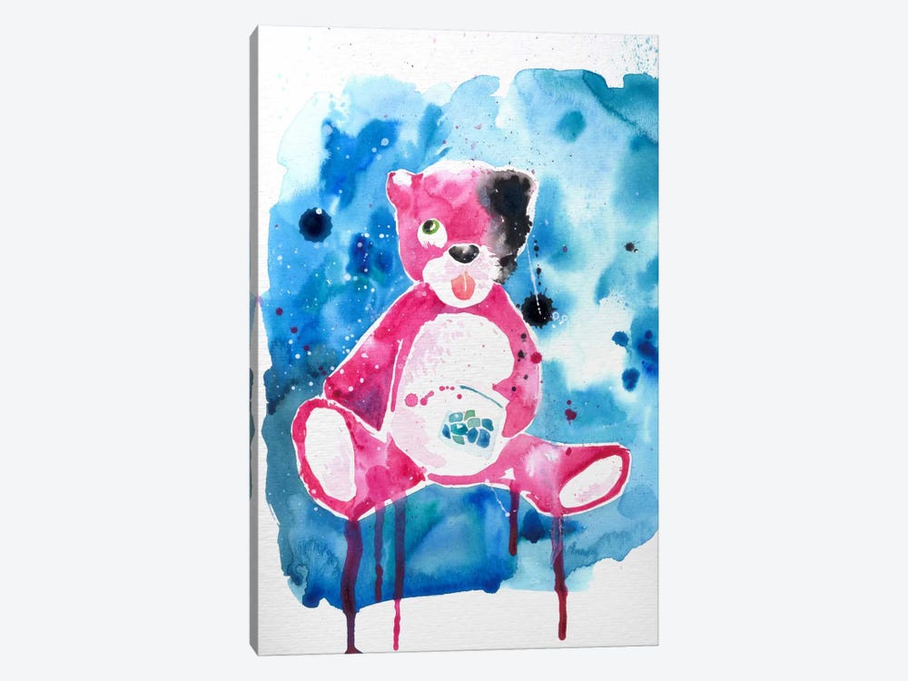 Druggy Bear by 5by5collective 1-piece Art Print