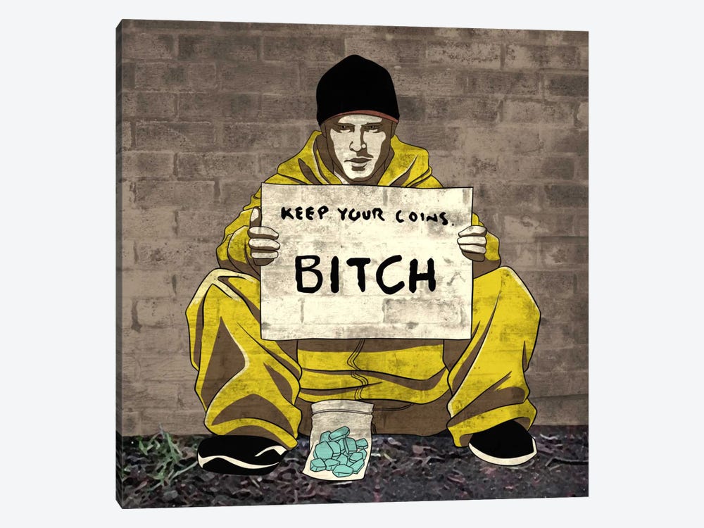 Keep Your Coins by 5by5collective 1-piece Canvas Print