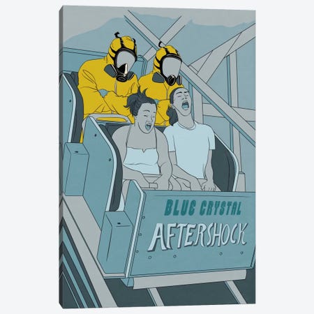 Aftershock Roller Coaster Canvas Print #ICA1017} by 5by5collective Canvas Art Print