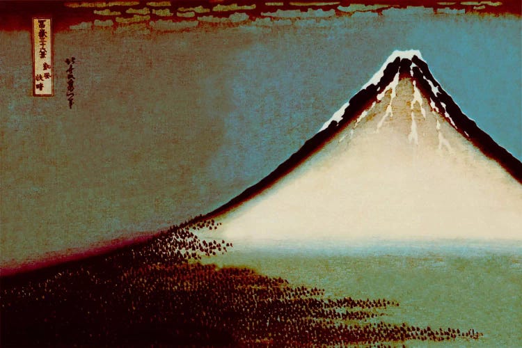 Mount Fuji in a Haze