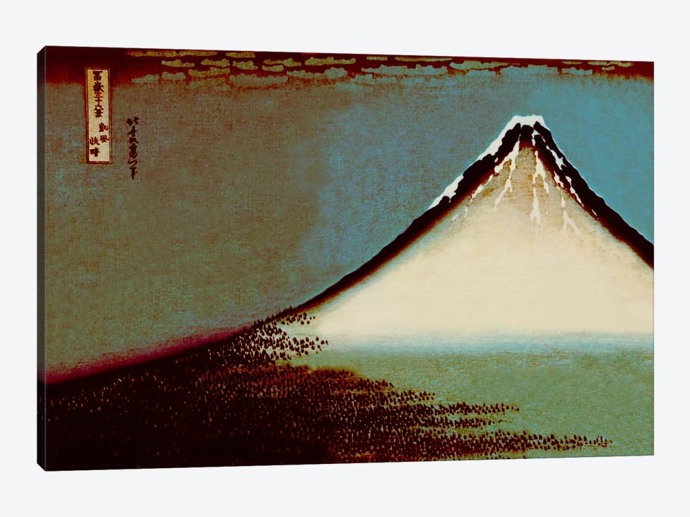 Mount Fuji in a Haze by 5by5collective 1-piece Canvas Wall Art