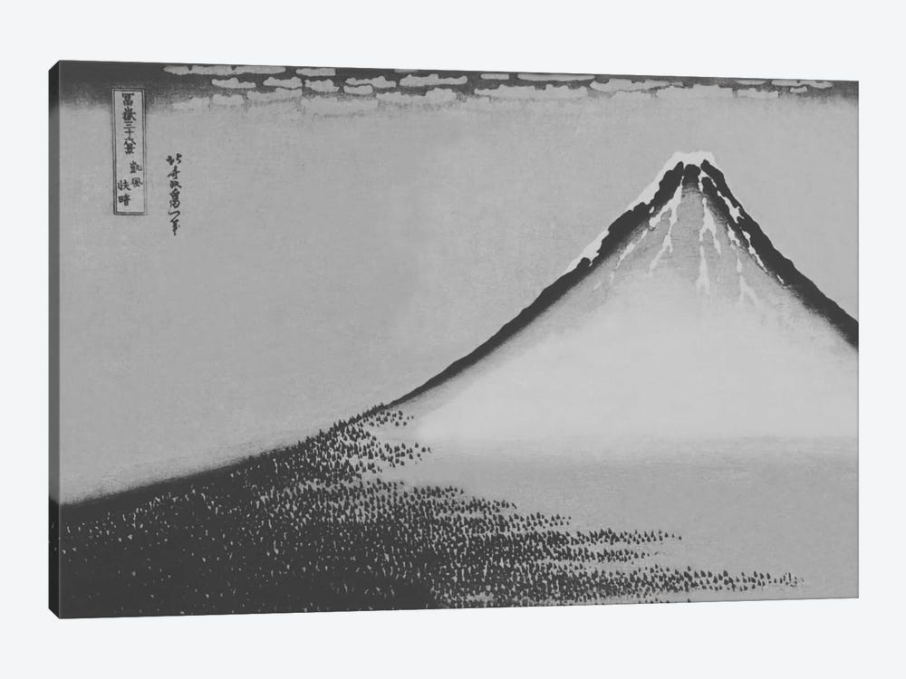 Sketch of Mount Fuji by 5by5collective 1-piece Canvas Artwork