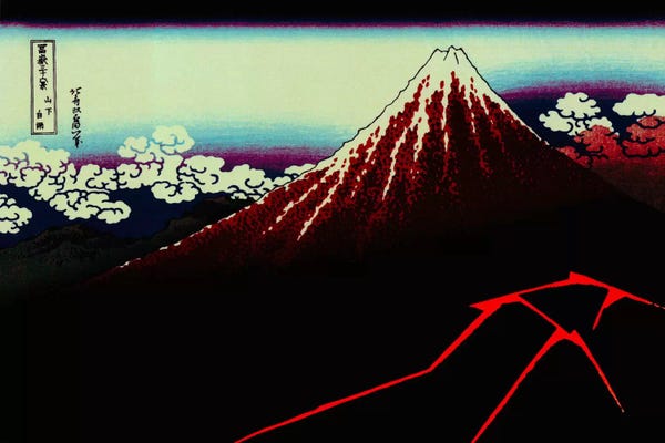 Lightning: Dark Lightning Below the Summit by 5by5collective