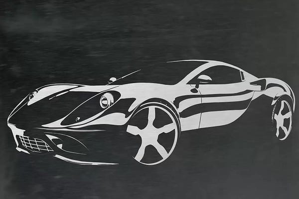 Auto Racing: Cruising Brushed Aluminum by 5by5collective