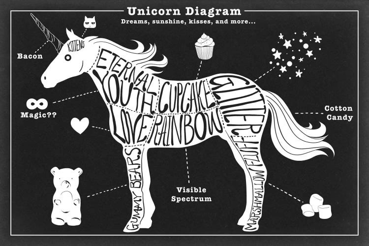 Unicorn Anatomy Diagram