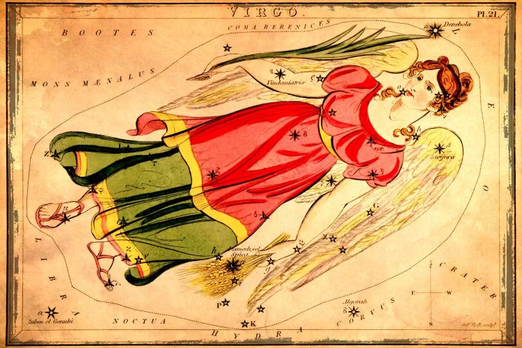 Virgo1825 by Sidney Hall wall art