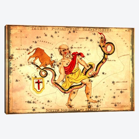 Ophiuchus1825 Canvas Print #ICA1078} by Sidney Hall Canvas Wall Art