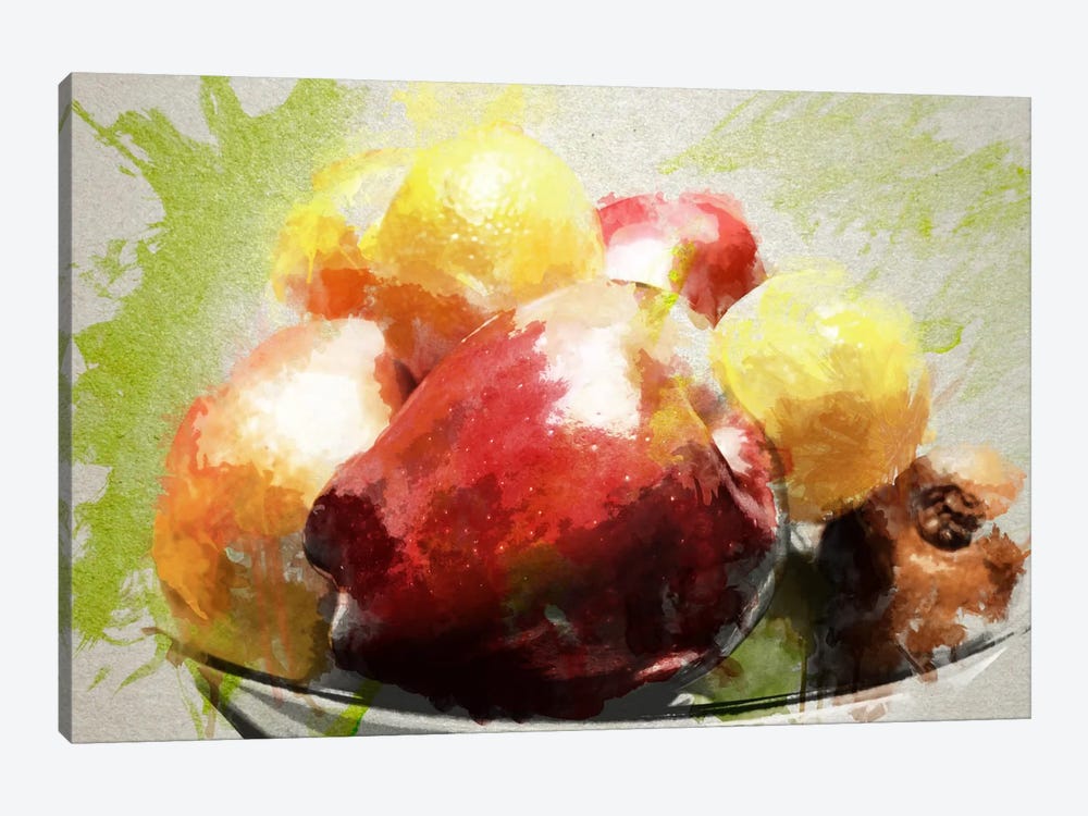 Watercolor Still Life by 5by5collective 1-piece Canvas Wall Art