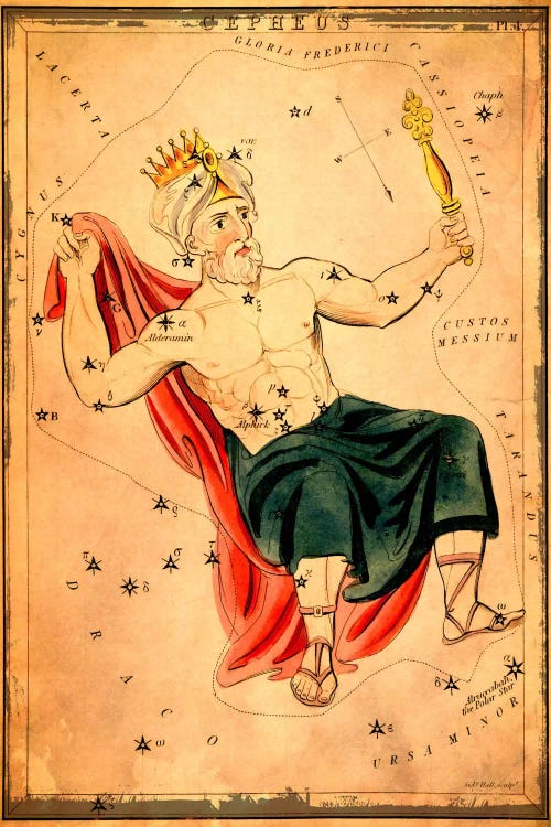 Cepheus by Sidney Hall wall art