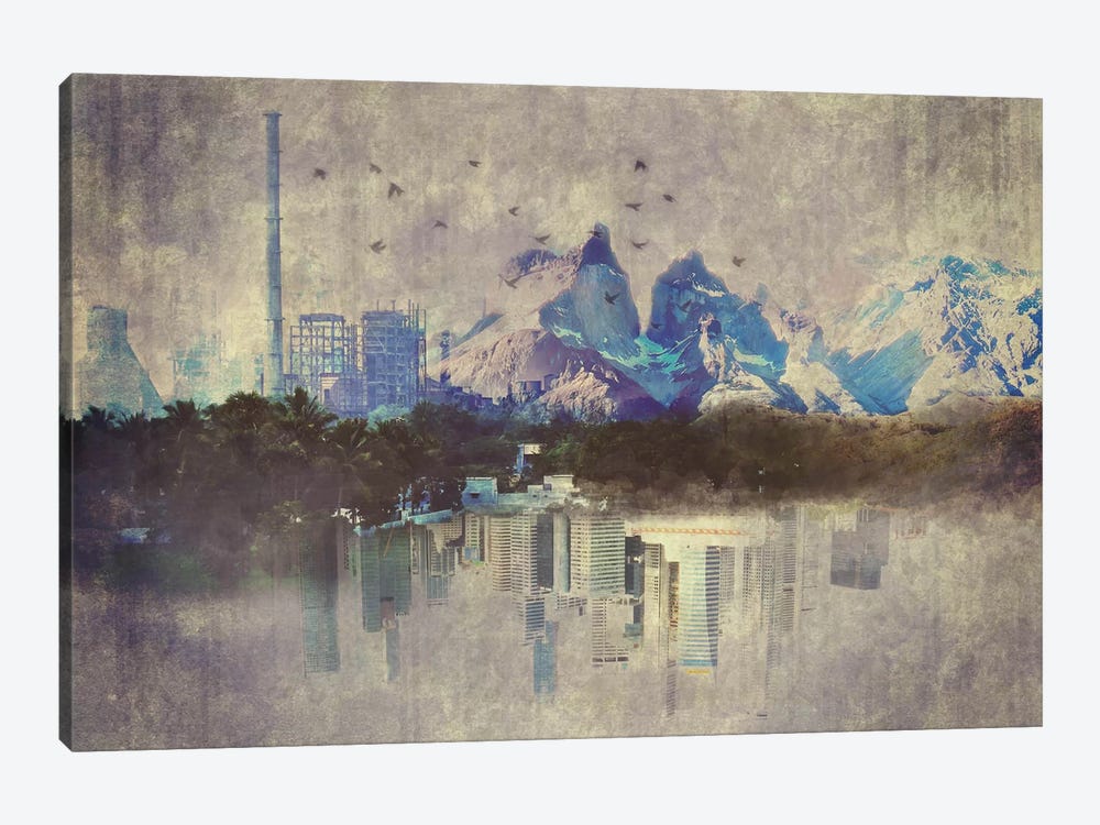 Rural Urbanization by 5by5collective 1-piece Canvas Print