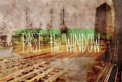 Past the Window by 5by5collective art print