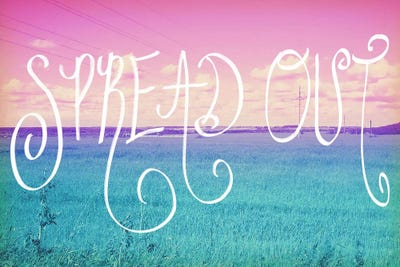 Spread Out by 5by5collective canvas print