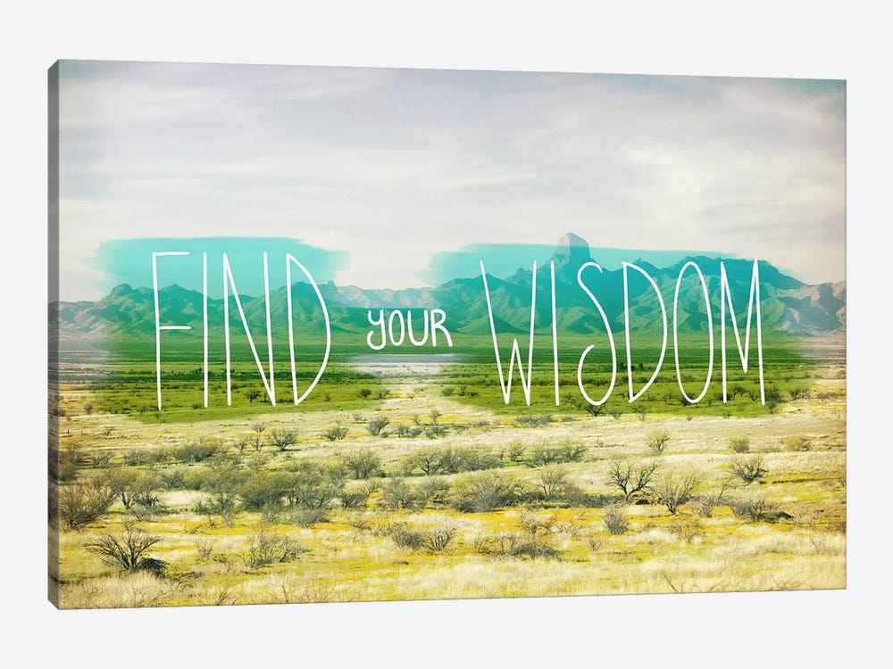 Find Your Wisdom by 5by5collective 1-piece Canvas Wall Art