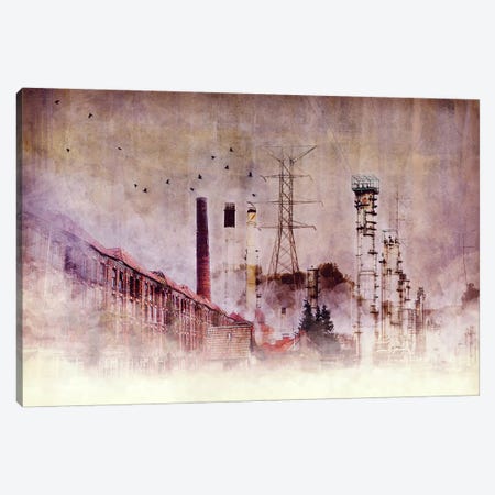 Backbone of Industry Canvas Print #ICA1126} by 5by5collective Art Print