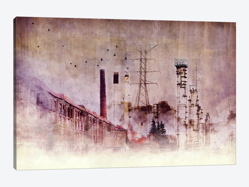 Backbone of Industry by 5by5collective 1-piece Canvas Wall Art