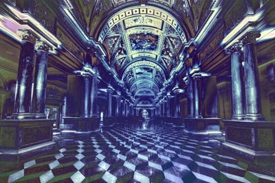 Chrome Edifice by 5by5collective framed wall art