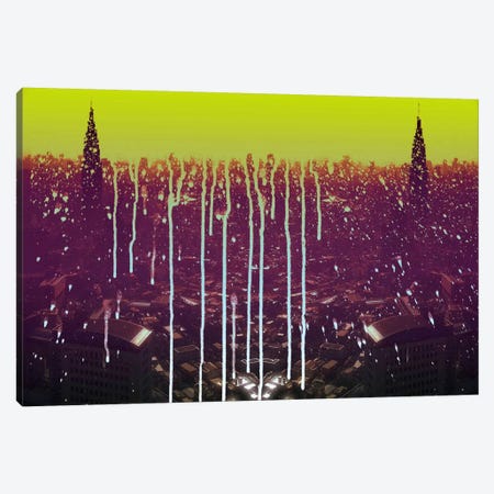 City Drips Canvas Print #ICA1132} by 5by5collective Art Print