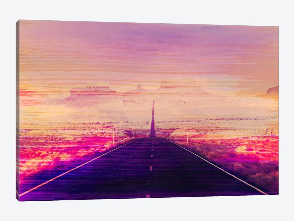 Radiation Road by 5by5collective 1-piece Canvas Art Print