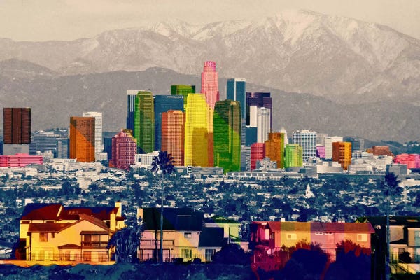 California: Los Angeles City Pop 2 by 5by5collective