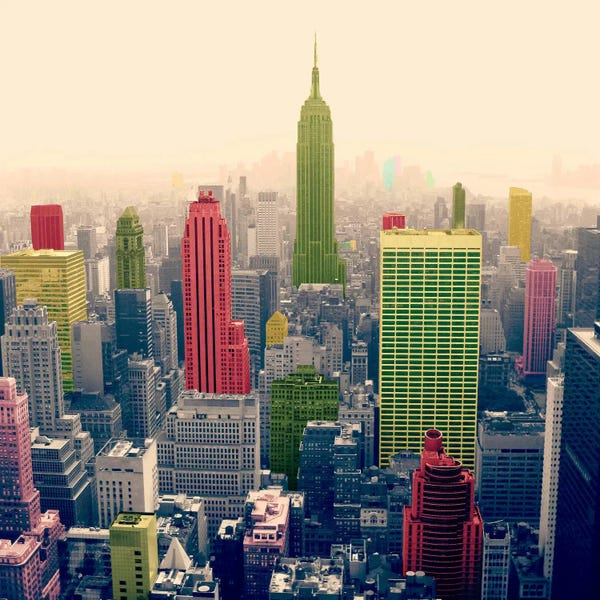 Manhattan: New York City Pop 2 by 5by5collective