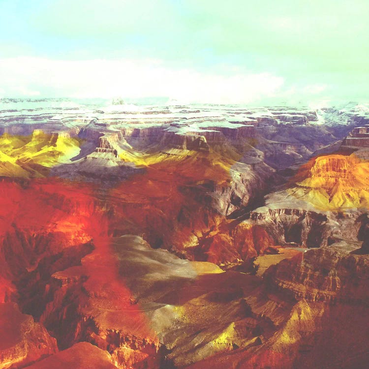 Colorized Canyon by 5by5collective wall art