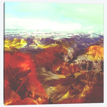 Colorized Canyon Canvas Print #ICA1151} by 5by5collective Canvas Art Print