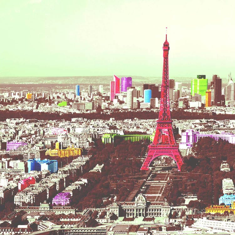 Paris in Color Canvas Wall Art | iCanvas