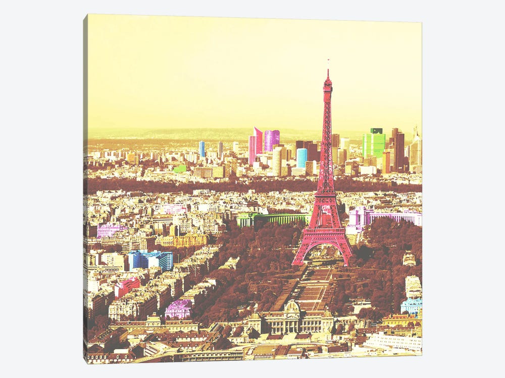 Paris in Color 2 by Unknown Artist 1-piece Canvas Wall Art