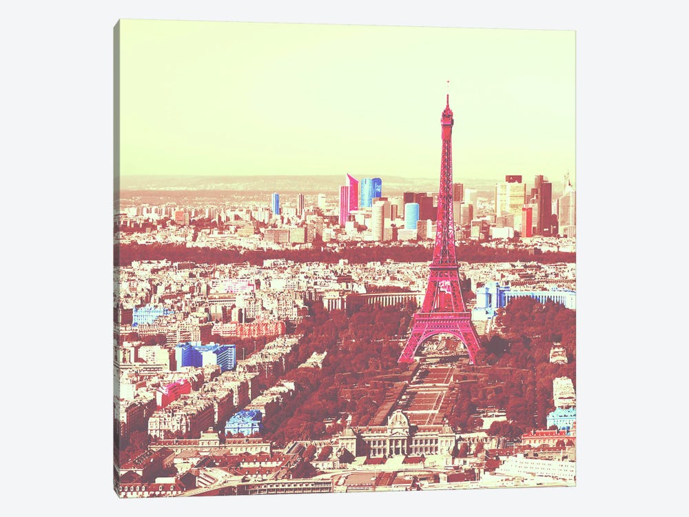 Paris in Color 3 by 5by5collective 1-piece Canvas Art Print