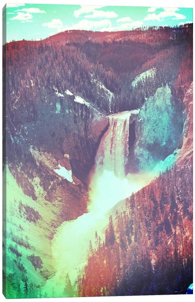 Yellowstone in Color 2 Canvas Art Print - Yellowstone National Park Art