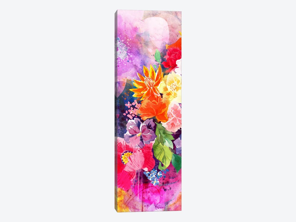 Summer Blossoms Panoramic by 5by5collective 1-piece Canvas Art Print