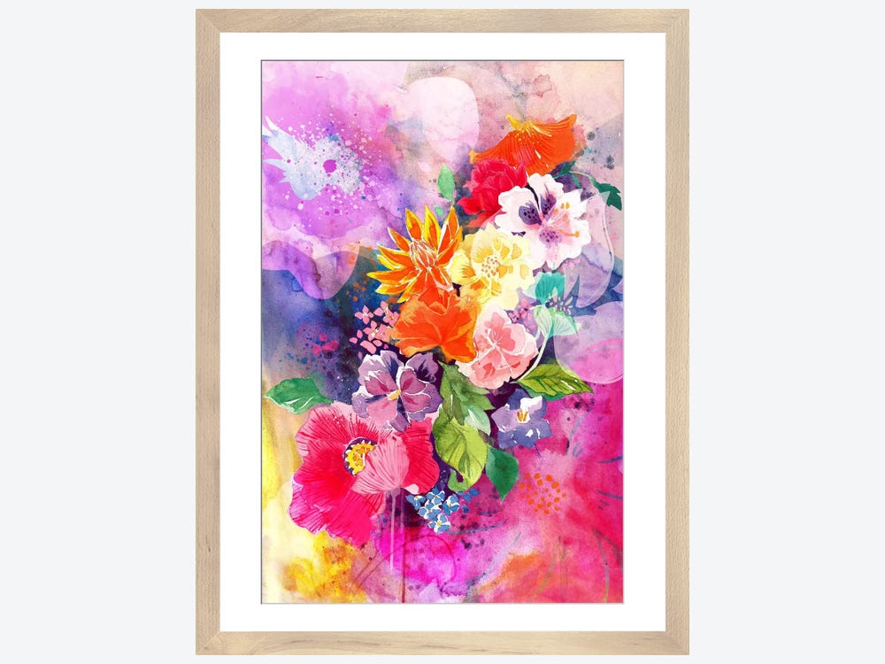 COCO Chanel 5/ SPRING FLOWERS by Cheeky Bunny (2021) : Painting Acrylic on  Canvas - SINGULART
