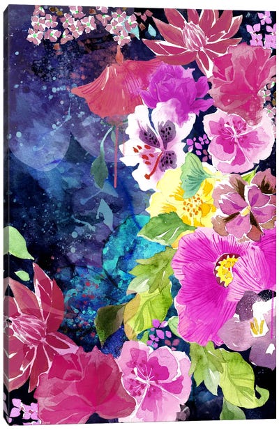 Everlasting Flowers Canvas Art Print - Spring Florals Collection