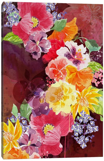 Lust Canvas Art Print - Spring Florals Collection