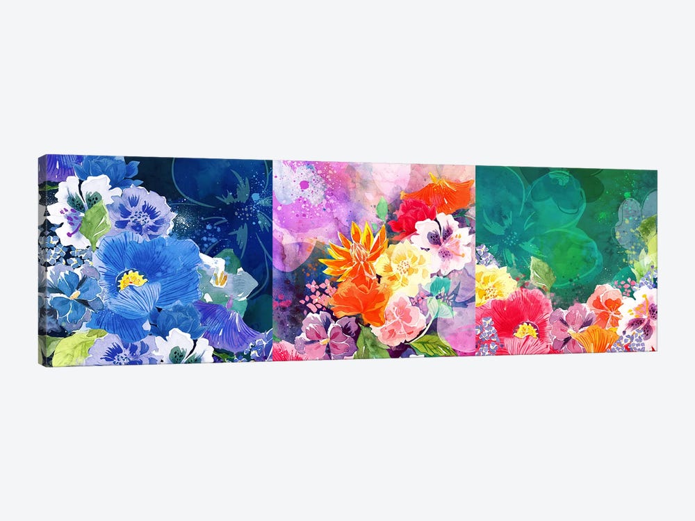 Joyous Blossoms by 5by5collective 1-piece Canvas Artwork