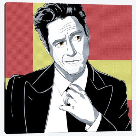 Smug RDJ #2 Canvas Print #ICA1178} by 5by5collective Canvas Art Print