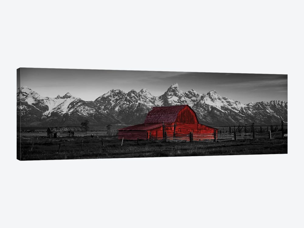 Barn Grand Teton National Park WY USA Color Pop by Panoramic Images 1-piece Art Print