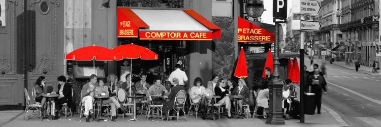 Cafe, Paris, France Color Pop by Panoramic Images wall art