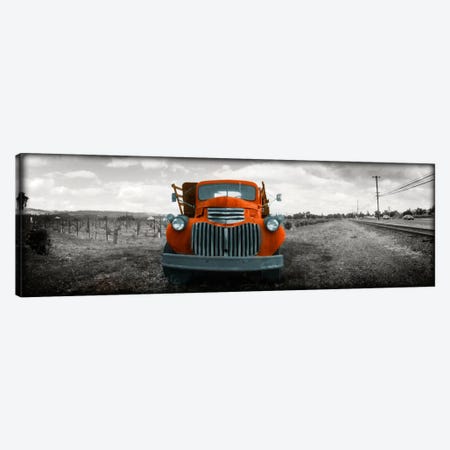 Old truck in a field, Napa Valley, California, USA Color Pop Canvas Print #ICA1197} by Panoramic Images Canvas Art