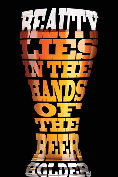 Food & Drink Posters: Beer Wisdom by 5by5collective