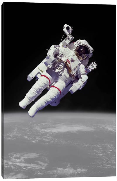 NASA Astronaut Canvas Art Print - Astronomy & Space Art