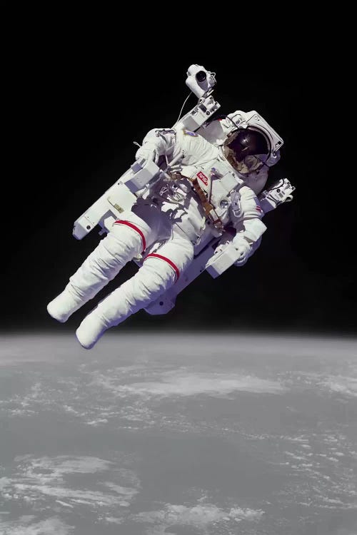 NASA Astronaut by Unknown Artist wall art